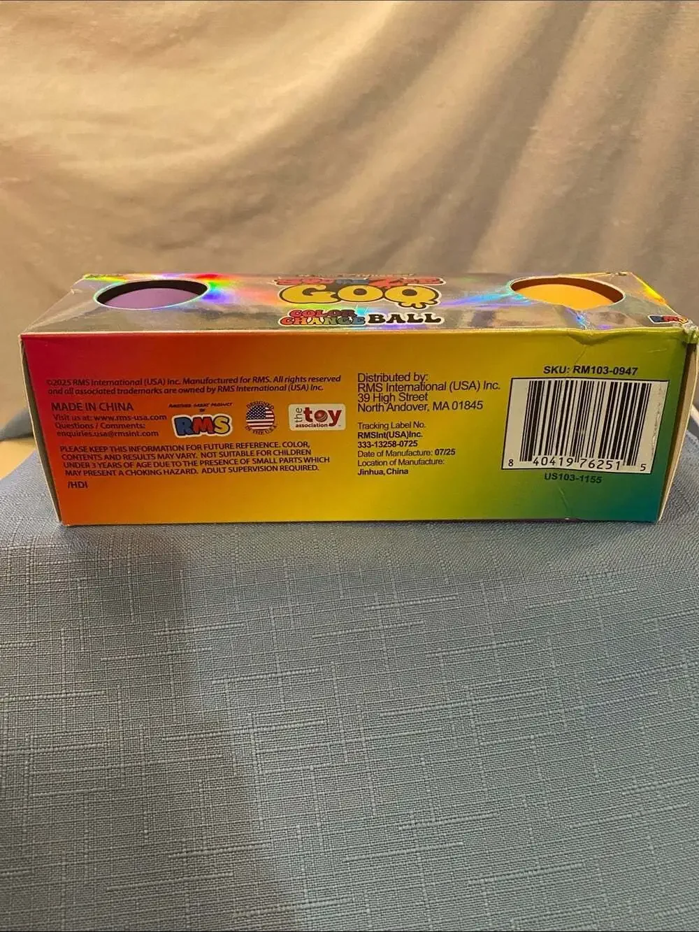 Color Change Ball Squeezee Goo Set - Blue, Purple, & Yellow - RMS Crazy Fun